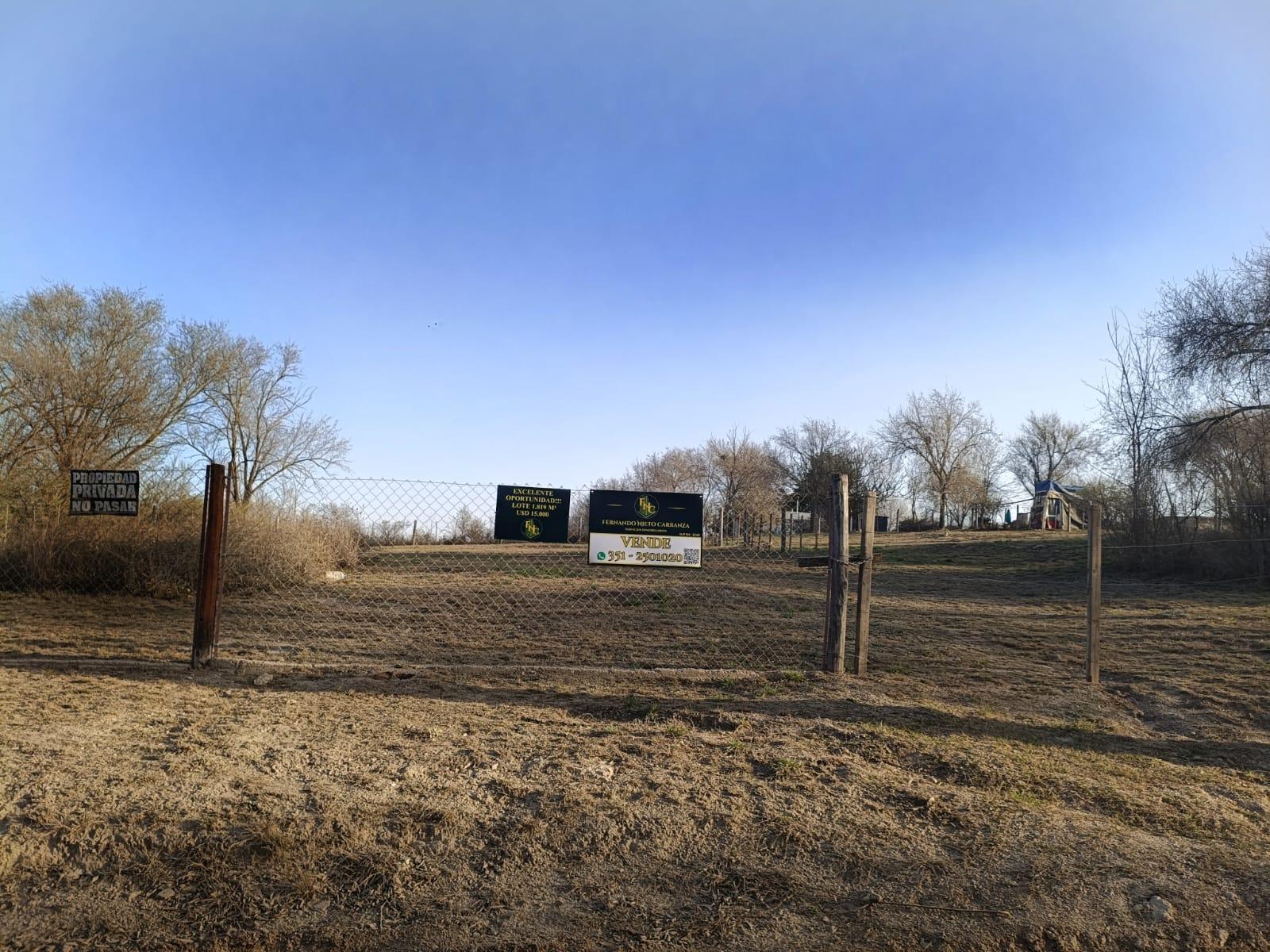 OPORTUNIDAD DE INVERSIÓN –VENTA DE LOTE (1.819 m2) Barrio Mirador del Lago